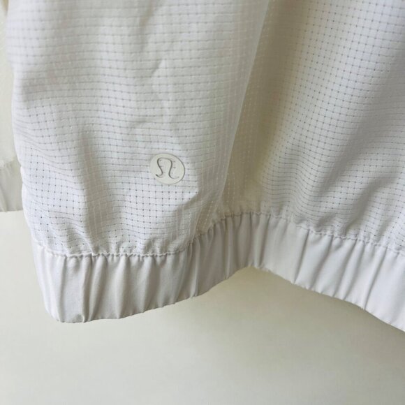 Lululemon Pack lite half zip pullover, White, Size 0-2 J171 - Picture 12 of 14